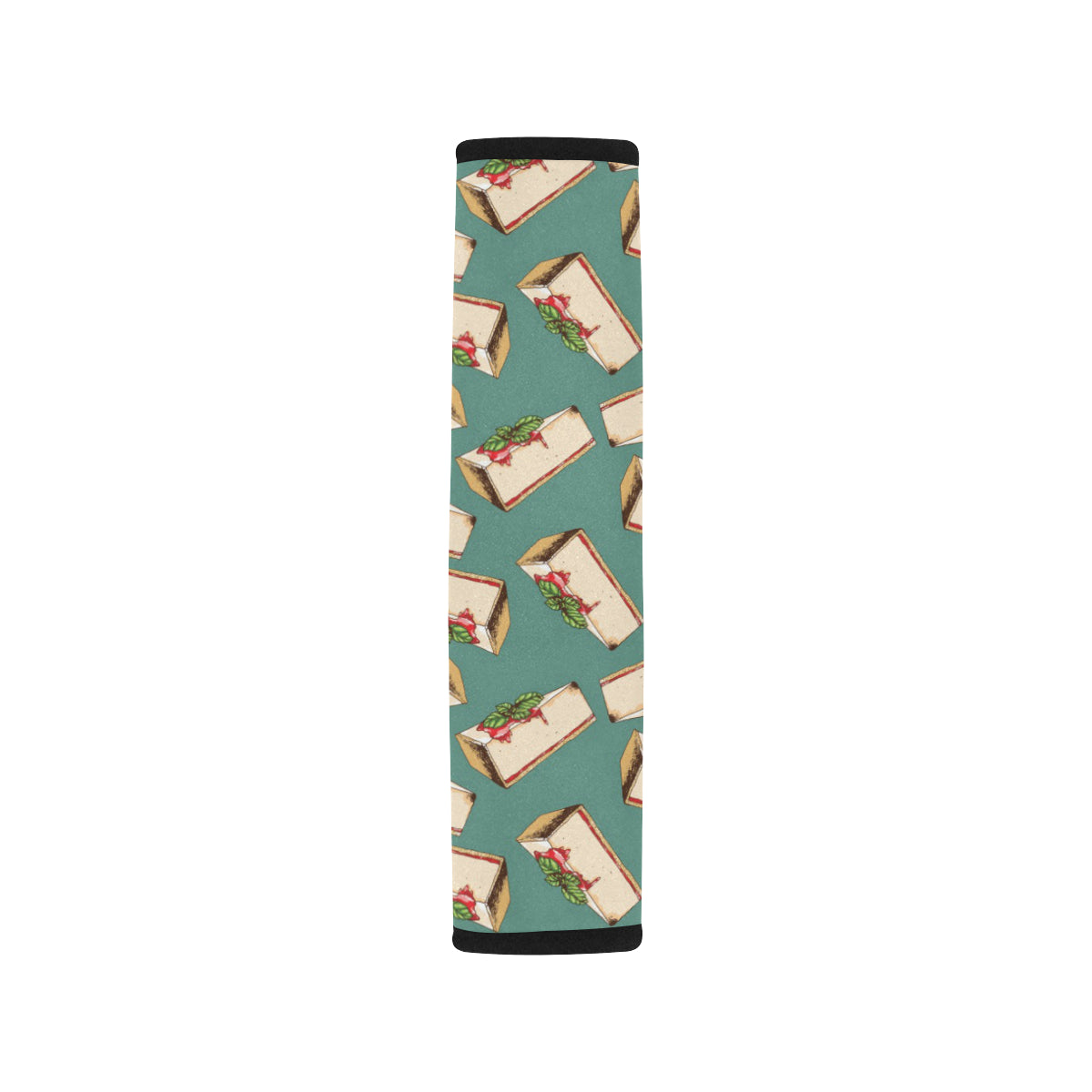 Cheesecake Pattern Print Design CK02 Car Seat Belt Cover