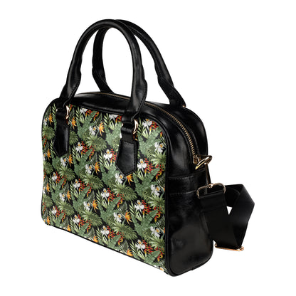 Bird Of Paradise Pattern Print Design 02 Shoulder Handbag