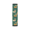 Llama Cactus Pattern Print Design 07 Car Seat Belt Cover