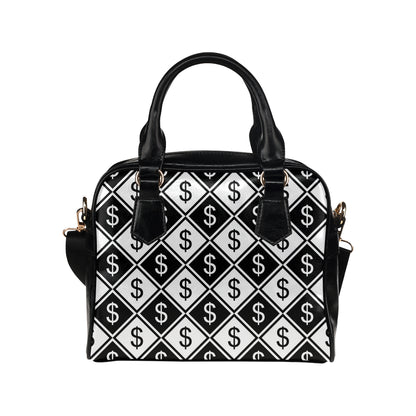 Money Pattern Print Design 04 Shoulder Handbag