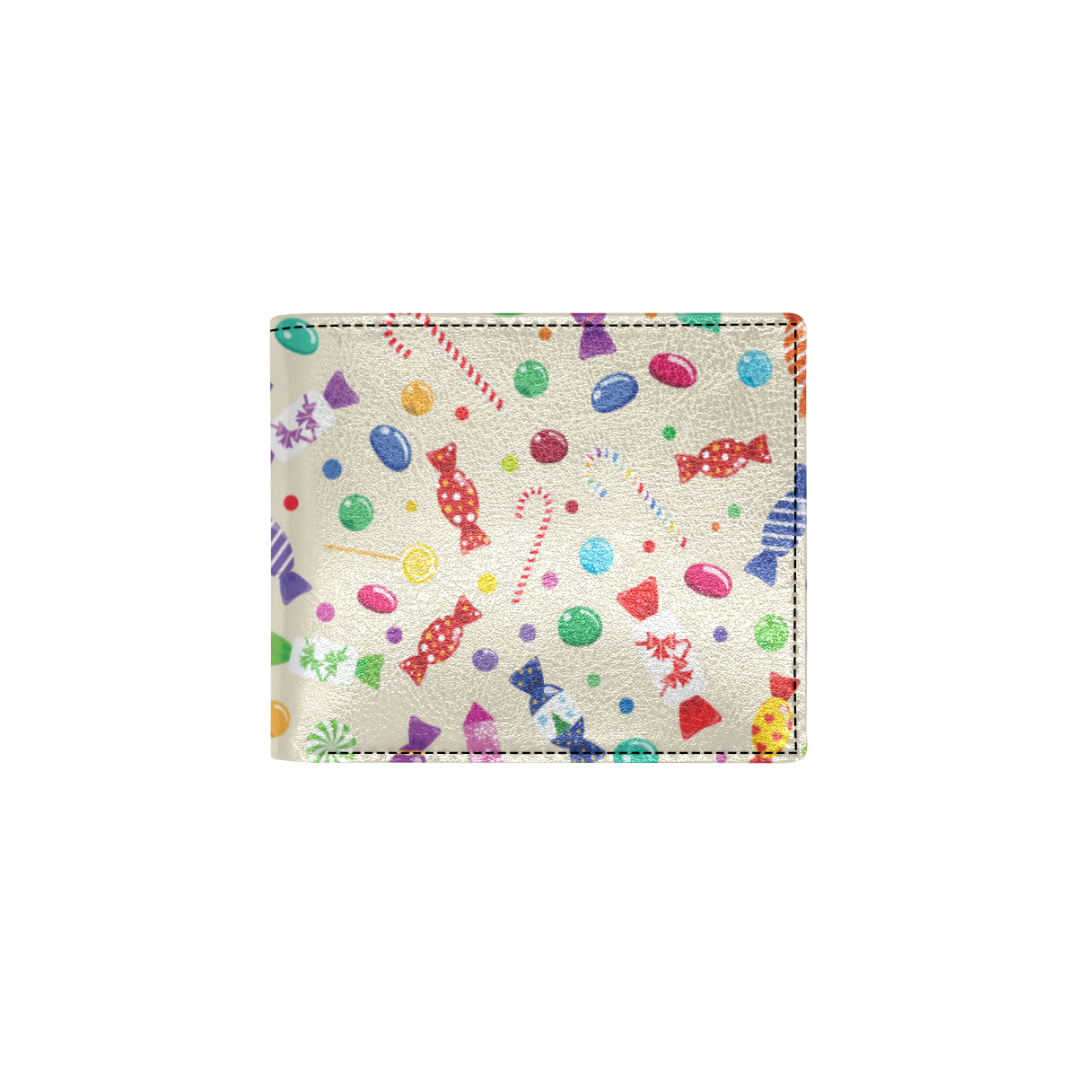 Candy Pattern Print Design 04 Men's ID Card Wallet