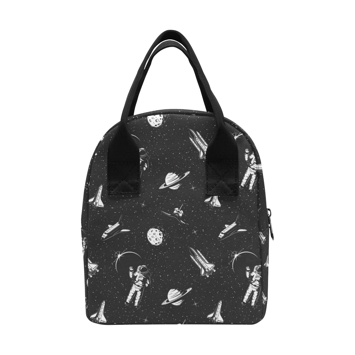 Space Pattern Insulated Lunch Bag