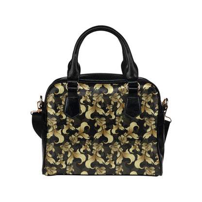 Goldfish Pattern Print Design 02 Shoulder Handbag