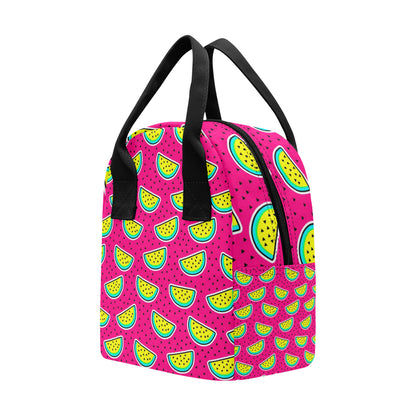 Watermelon Pattern Print Design WM04 Insulated Lunch Bag