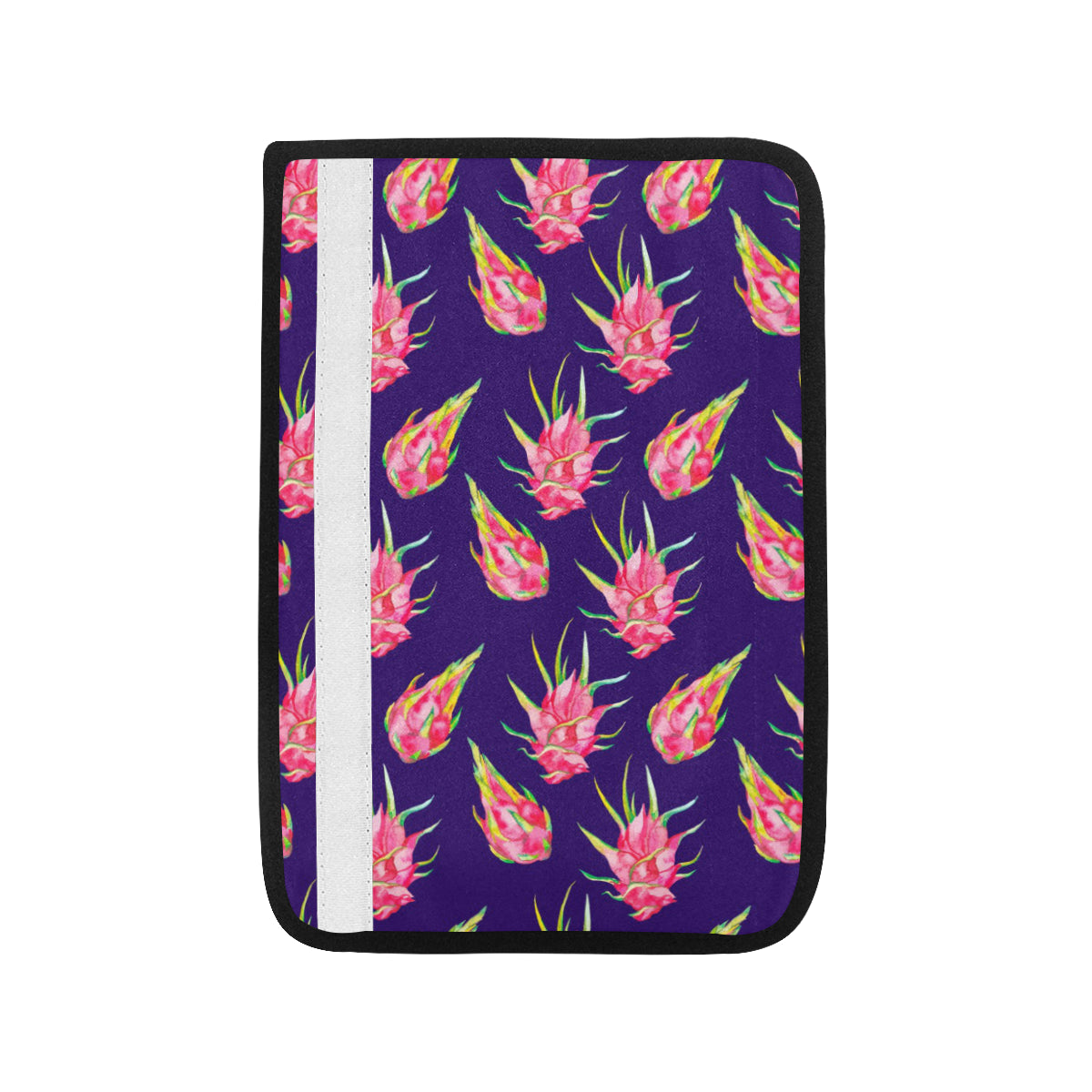 Dragonfruit Pattern Print Design DF02 Car Seat Belt Cover