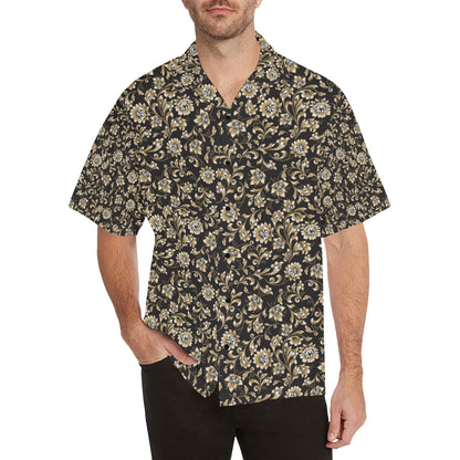 Brocade Pattern Print Design 03 Men's Hawaiian Shirt