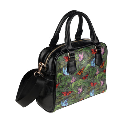 Monarch Butterfly Pattern Print Design 04 Shoulder Handbag