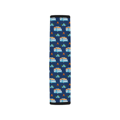 Camper Pattern Camping Themed No 3 Print Car Seat Belt Cover
