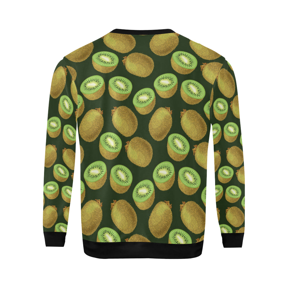 Kiwi Pattern Print Design KW04 Men Long Sleeve Sweatshirt