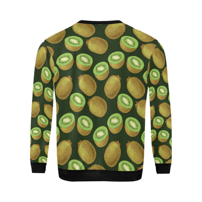 Kiwi Pattern Print Design KW04 Men Long Sleeve Sweatshirt