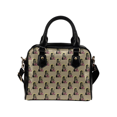 Christian Pattern Print Design 04 Shoulder Handbag