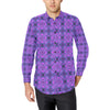 kaleidoscope Pattern Print Design Men's Long Sleeve Shirt