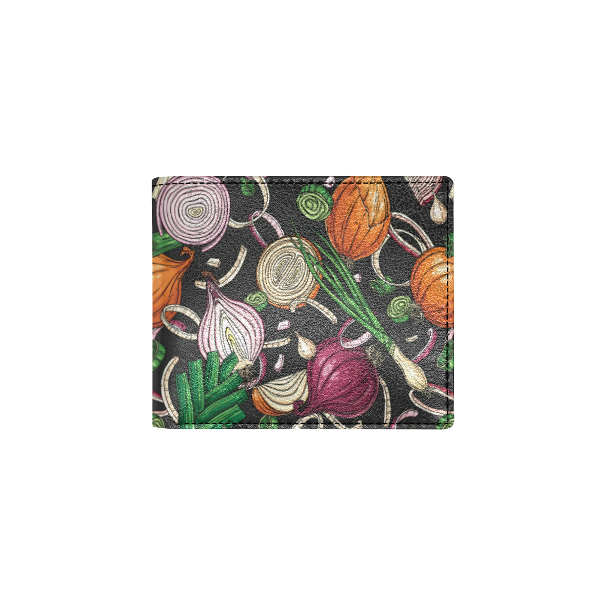 Onion Pattern Print Design A03 Men's ID Card Wallet
