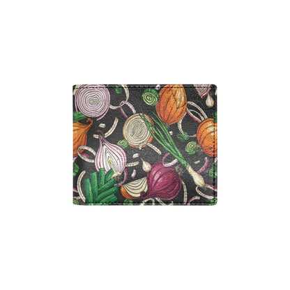 Onion Pattern Print Design A03 Men's ID Card Wallet