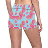 Strawberry Pattern Print Design SB04 Yoga Shorts