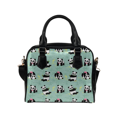 Panda Pattern Print Design A05 Shoulder Handbag