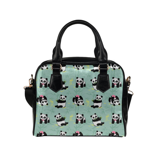 Panda Pattern Print Design A05 Shoulder Handbag