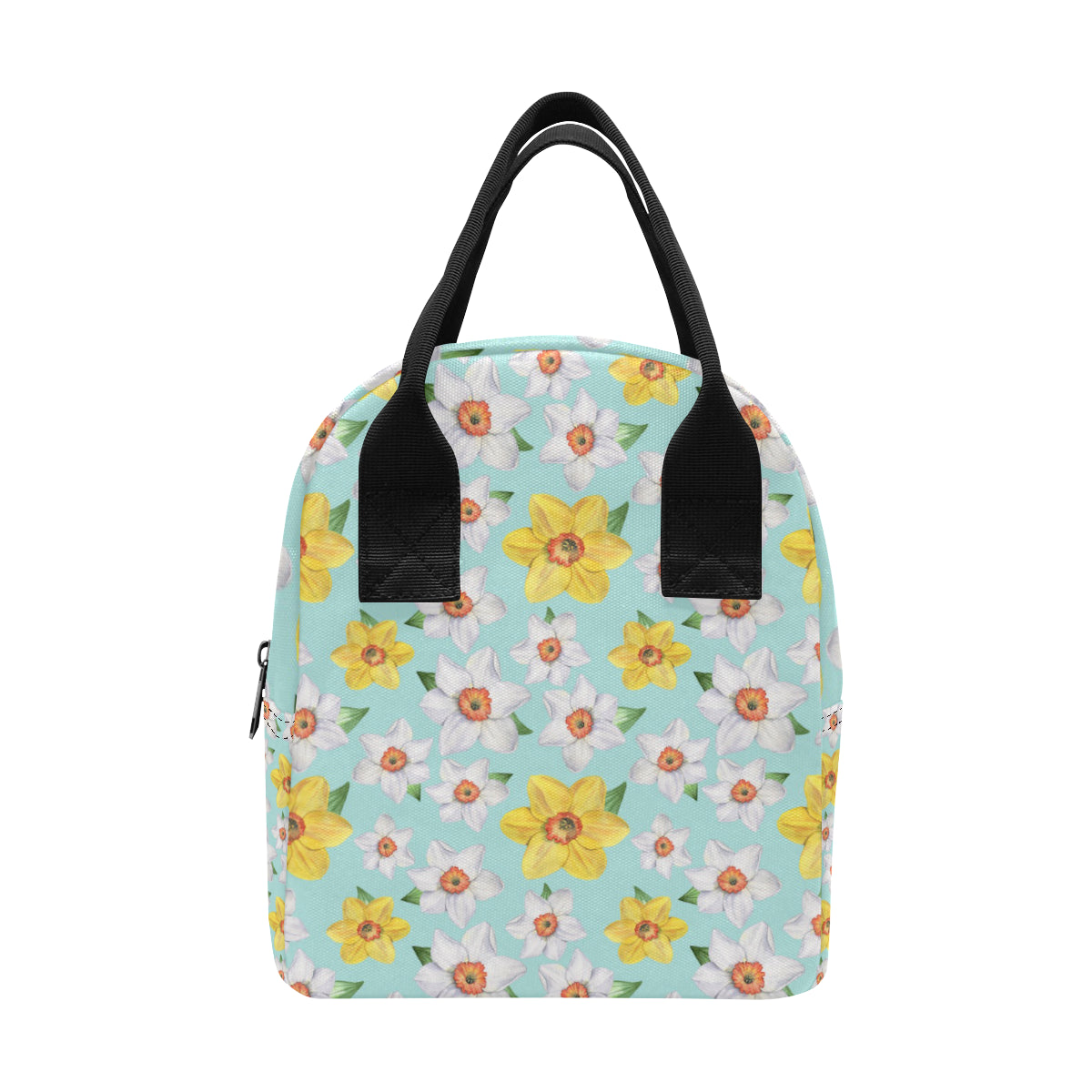 Daffodils Pattern Print Design DF07 Insulated Lunch Bag