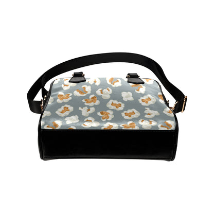 Popcorn Pattern Print Design A05 Shoulder Handbag