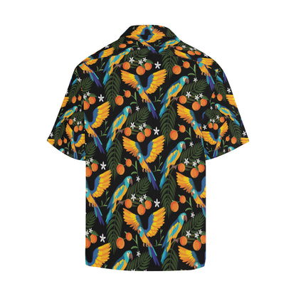 Macaw Pattern Print Design 03 Men's Hawaiian Shirt