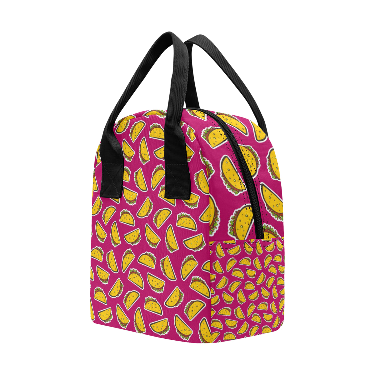 Taco Pattern Print Design TC01 Insulated Lunch Bag