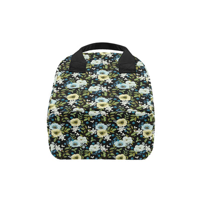 Anemone Pattern Print Design AM03 Insulated Lunch Bag