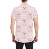 Pig Baby Pattern Print Design 01 Men's Short Sleeve Button Up Shirt