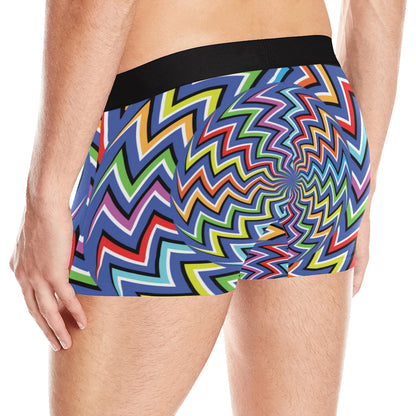 Optical illusion Pattern Print Design A02 Men's Boxer Briefs