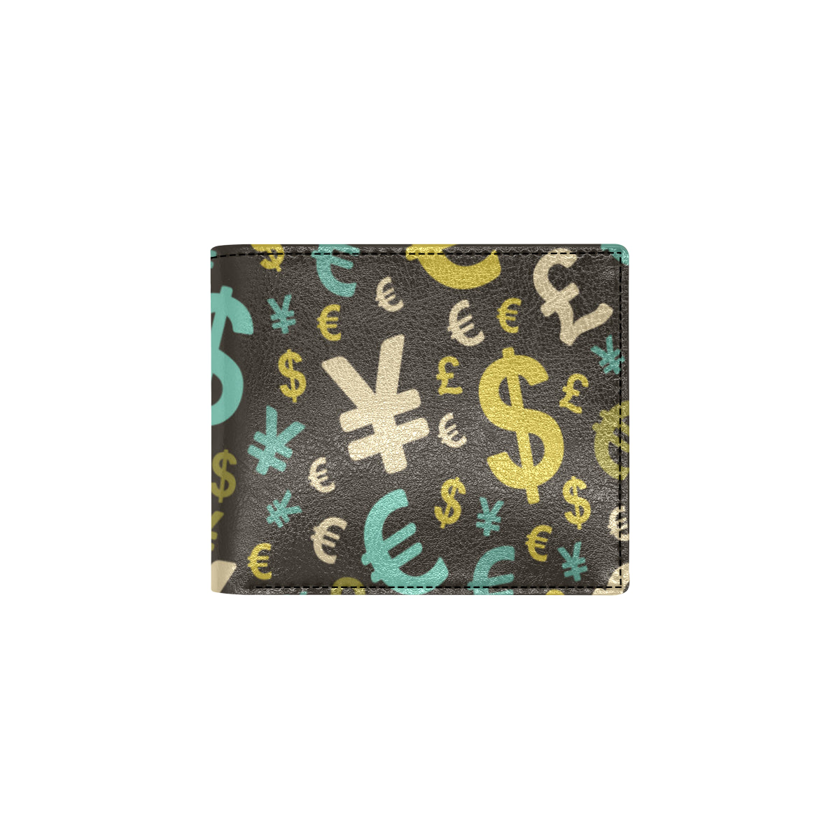 Money Pattern Print Design 01 Men's ID Card Wallet