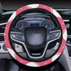 Heart Pattern Print Design HE07 Steering Wheel Cover with Elastic Edge