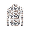 Sea Lion Pattern Print Design 02 Men's Long Sleeve Shirt