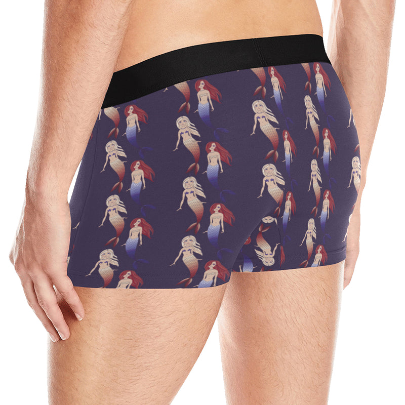 Mermaid Pattern Print Design 02 Men's Boxer Briefs