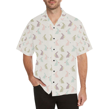 Bunny Pattern Print Design 05 Men's Hawaiian Shirt