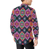 Mexican Pattern Print Design 02 Men's Long Sleeve Shirt