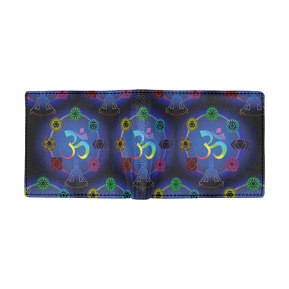 Chakra Zen Yoga OM Men's ID Card Wallet