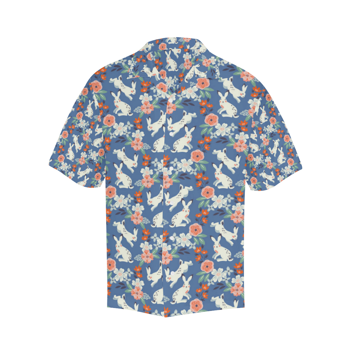 Bunny Pattern Print Design 07 Men's Hawaiian Shirt