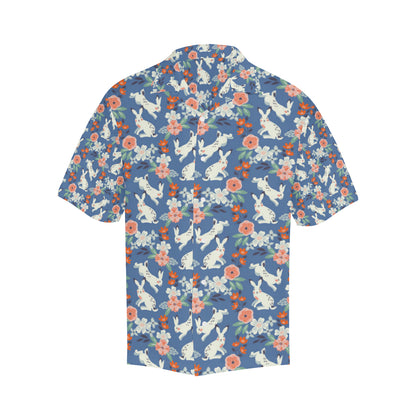 Bunny Pattern Print Design 07 Men's Hawaiian Shirt