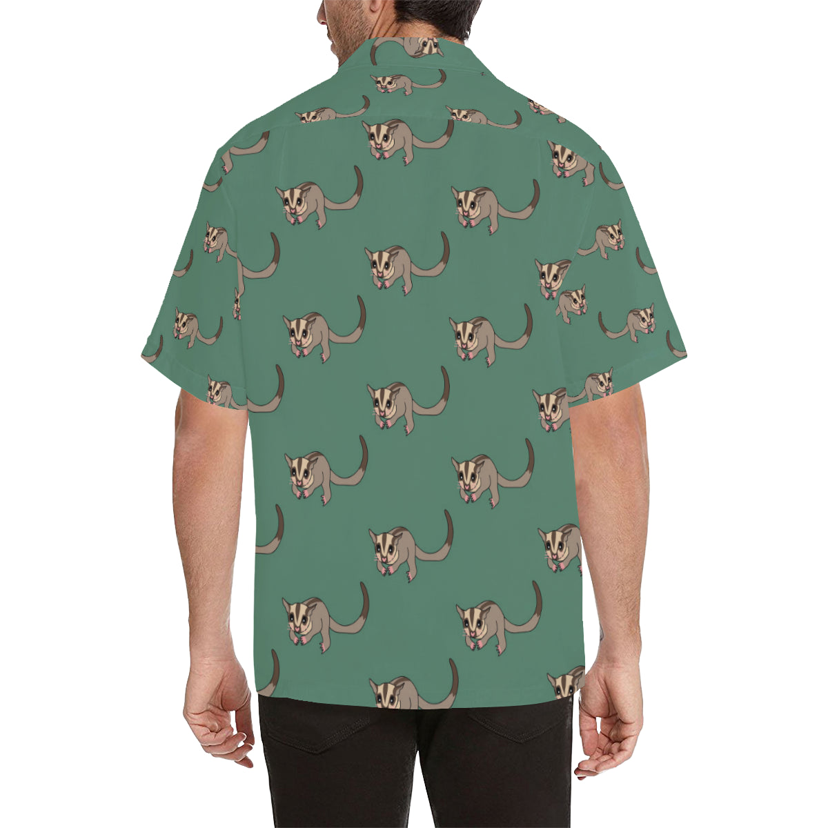 Sugar Glider Pattern Print Design 01 Men's Hawaiian Shirt