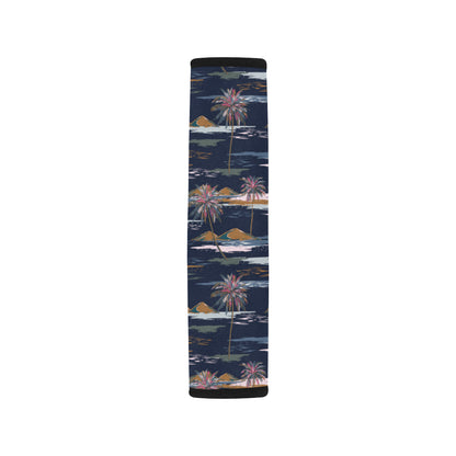 Pacific island Pattern Print Design A06 Car Seat Belt Cover