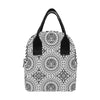 Polynesian Tribal Mask Insulated Lunch Bag