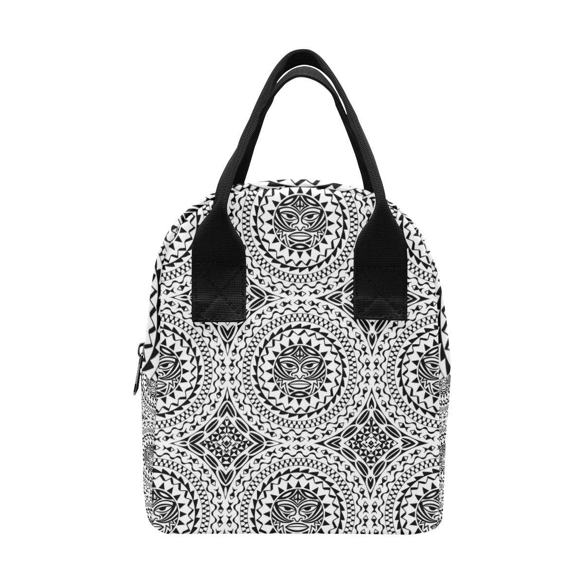 Polynesian Tribal Mask Insulated Lunch Bag