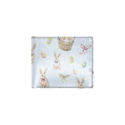 Rabbit Easter Eggs Pattern Print Design 03 Men's ID Card Wallet