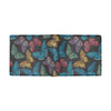 Butterfly Mandala Style Men's ID Card Wallet