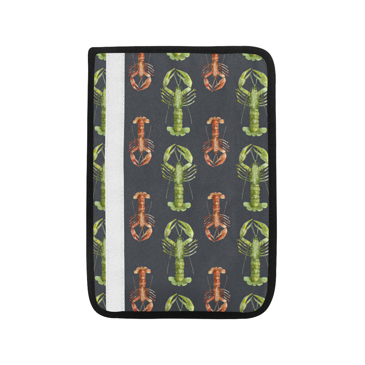 Lobster Pattern Print Design 01 Car Seat Belt Cover