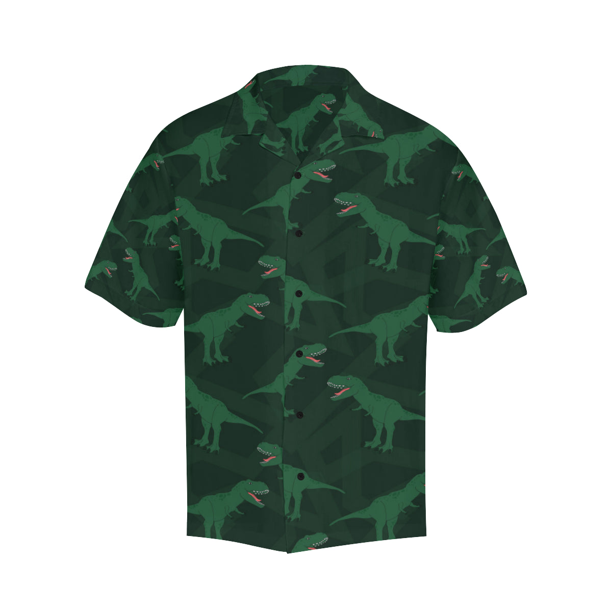 T Rex Pattern Print Design A06 Men's Hawaiian Shirt