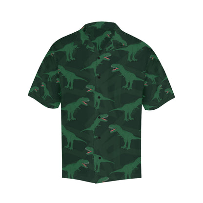 T Rex Pattern Print Design A06 Men's Hawaiian Shirt