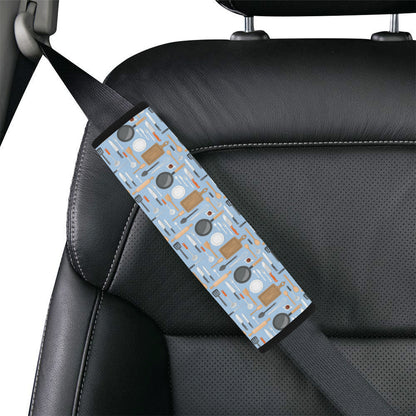 Cooking Kitchen Tools Pattern Print Design 02 Car Seat Belt Cover