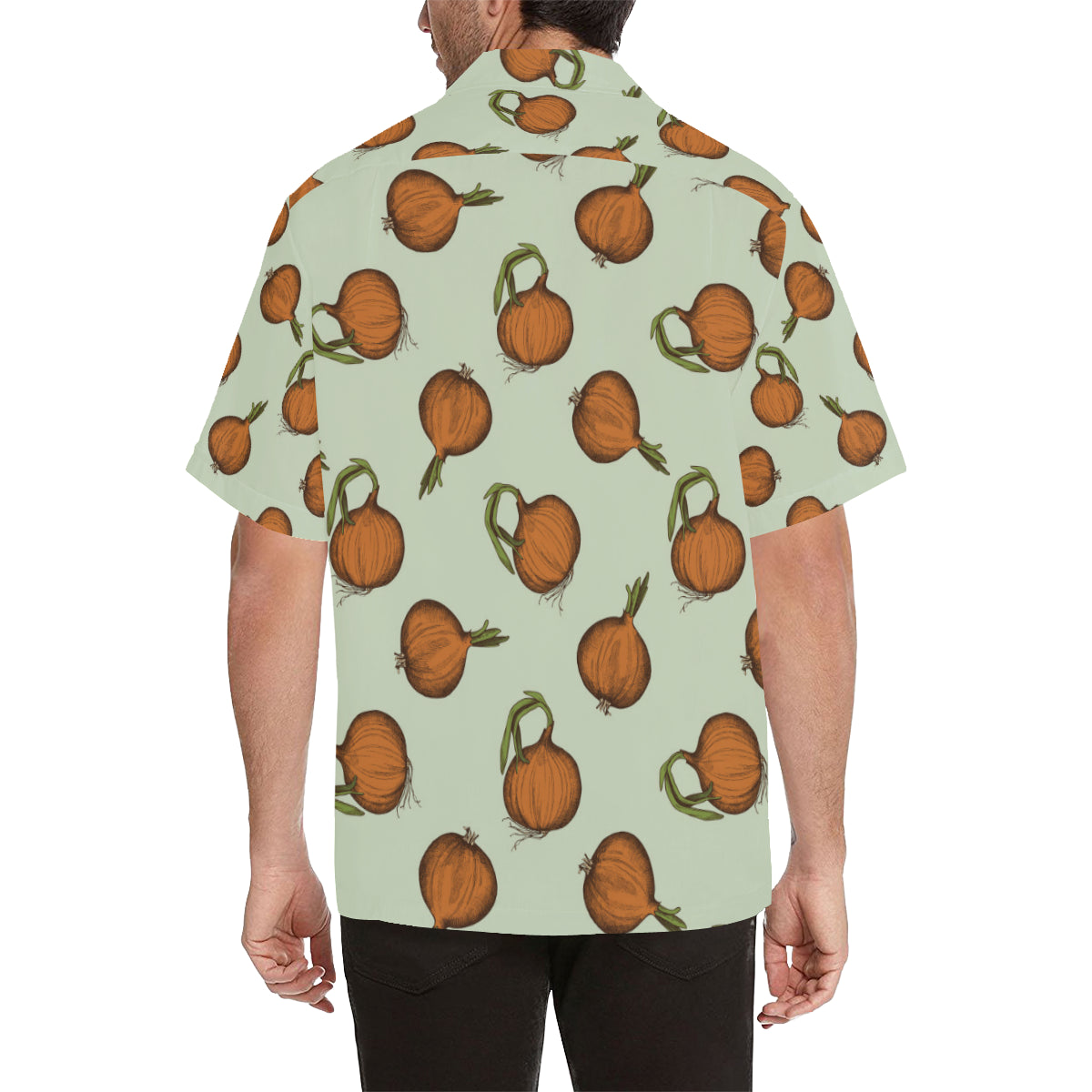 Onion Pattern Print Design A05 Men's Hawaiian Shirt