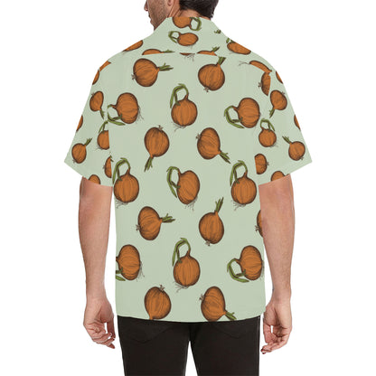 Onion Pattern Print Design A05 Men's Hawaiian Shirt