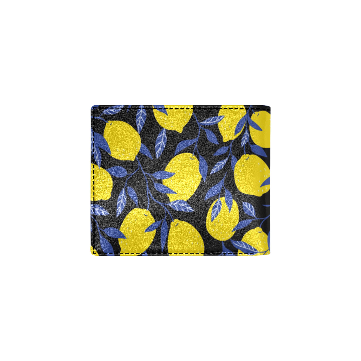 Lemon Pattern Print Design LM01 Men's ID Card Wallet
